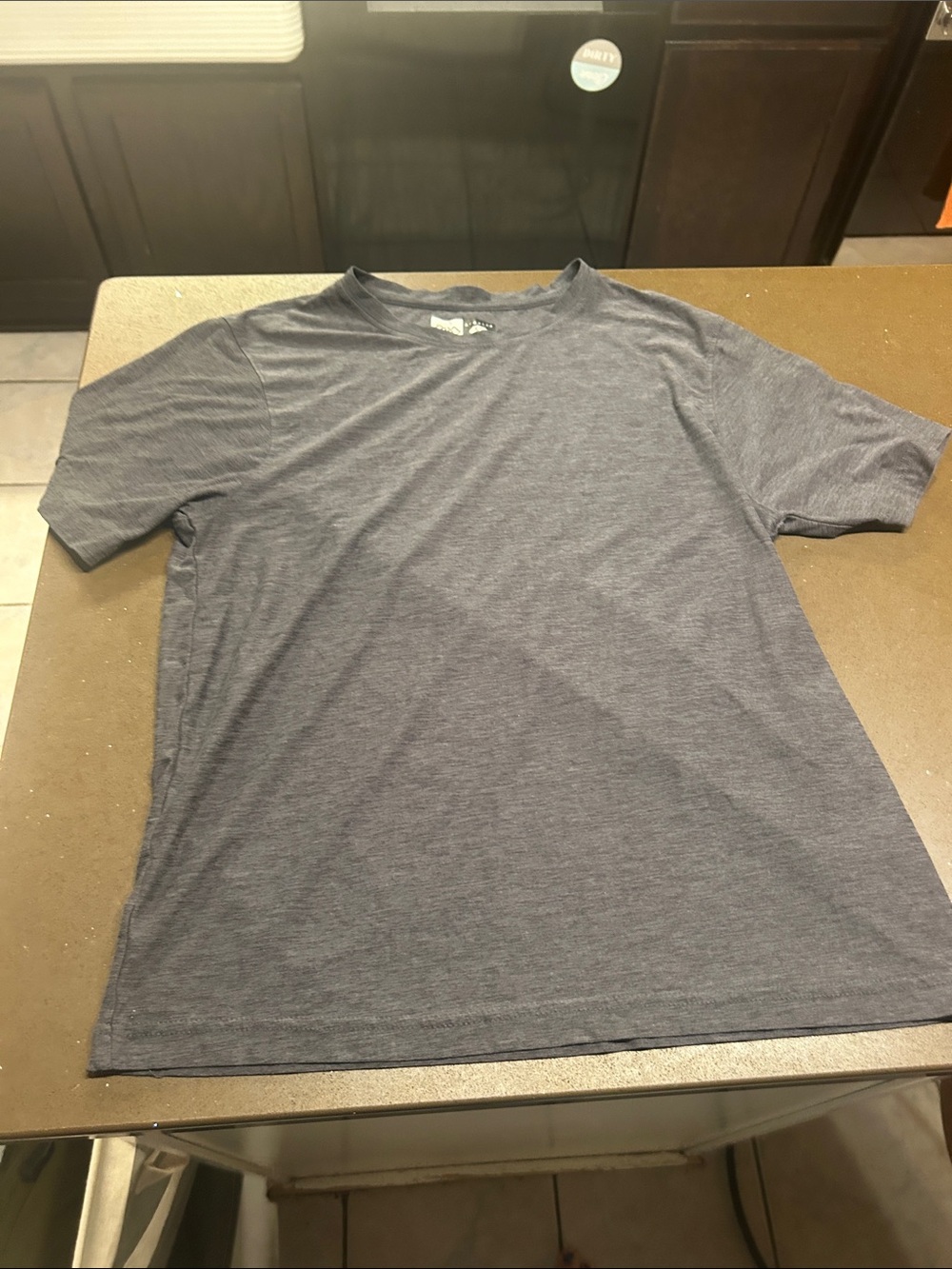 Men's Crew Neck T-Shirt - Charcoal Gray